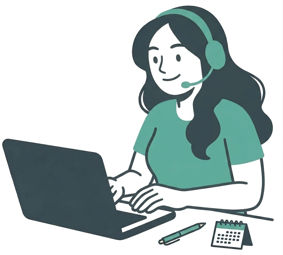 電話面談のイメージ