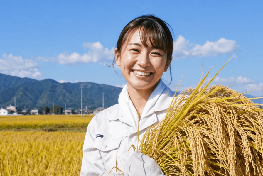 農園の女性